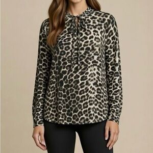 NWOT Animal Print Hoodie Size Large